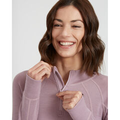 XTM 230gsm Merino Zip Neck L/S Thermal - Womens