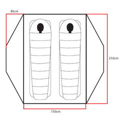 SNOWGUM Storm Shelter 2 Person Tent