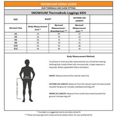 SNOWGUM ThermaBods - Polypro Leggings Kids
