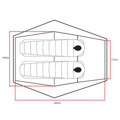 SNOWGUM Flash 2 Person Tent