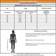 SNOWGUM Conti Travel Capri Womens CLEARANCE