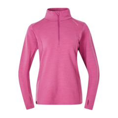 SNOWGUM 280gsm Merino Dobele L/S Zip Neck Womens