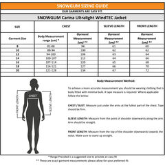 SNOWGUM Carina Ultralight WindTEC Jacket Womens CLEARANCE