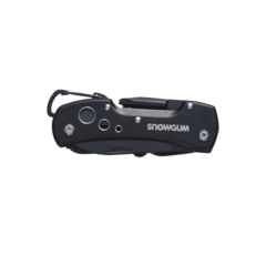 SNOWGUM Black Stainless Steel Pocket Knife