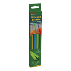 COGHLANS Silicone Straws - 4 Pack